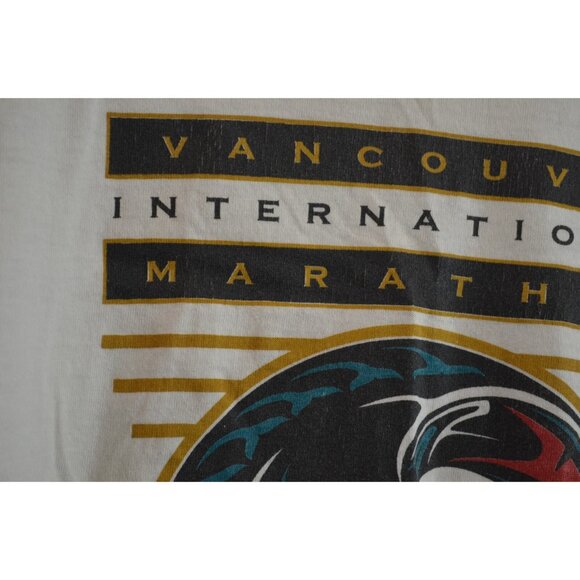 Vancouver International Marathon Finisher 1994 L White Shirt Fruit of the Loom - Picture 5 of 10